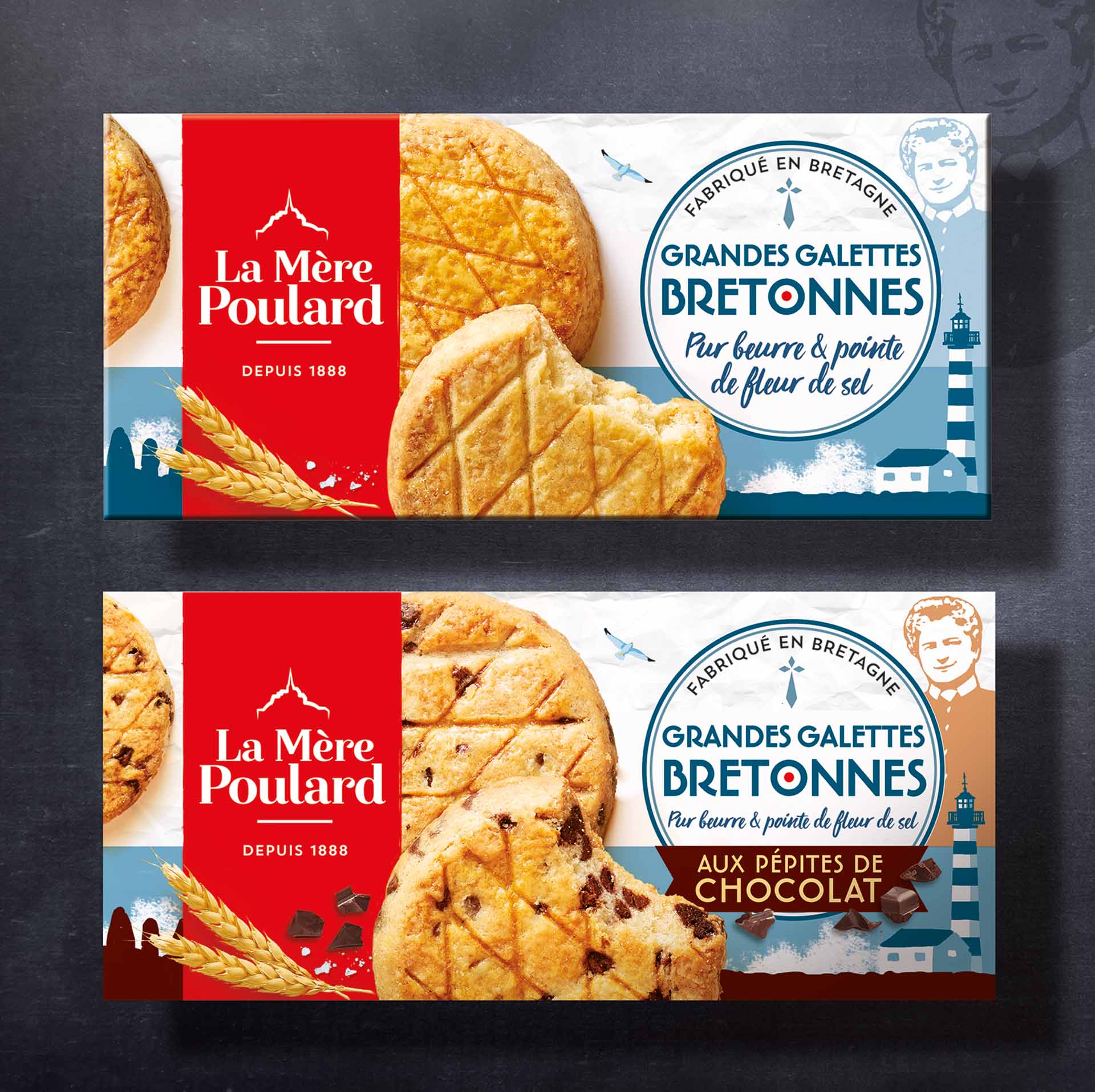 visuels LMP 7 Design by ManEcho - Biscuiterie La Mère Poulard